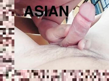 asiatique, amateur, fellation, énorme-bite, gay, bite