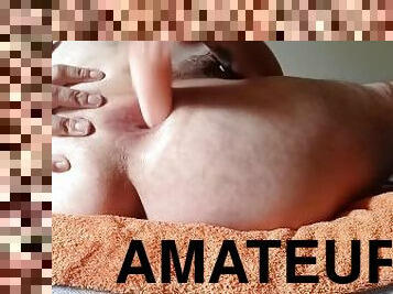 orgasme, amateur, anal, mature, ejaculation-sur-le-corps, énorme-bite, jouet, gode, solo, réalité