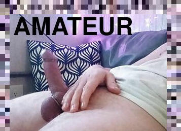 papa, amateur, énorme-bite, gay, branlette, solo, pappounet, blanc, bite