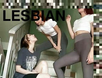 Badass Girls Humiliation Lesbian Slut - Spitting and Human Ashtray Dirty Lezdom