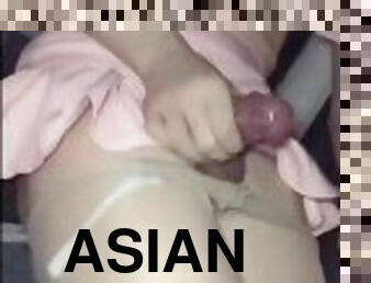 asiatisk, onani, udendørs, offentlig, udløsning, bil, ladyboy, kær, kæreste-mandlig, fillipinsk