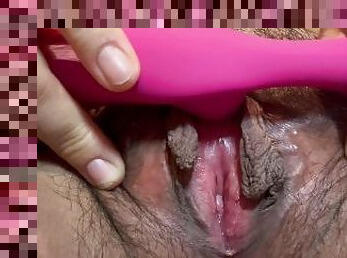 asyalı, şişman, kıllı, mastürbasyon-masturbation, boşalma, amcık-pussy, amatör, oyuncak, japonca, dolgun-güzel-kadın