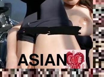 asiatique, papa, orgie, babes, ados, ejaculation, solo