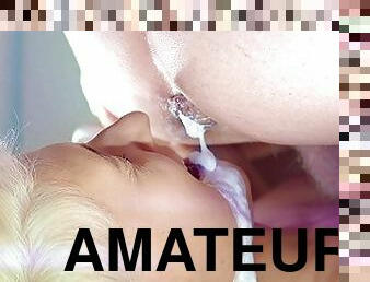 extrême, amateur, anal, ados, ejaculation-interne, couple, fou, sale, première-fois, blonde