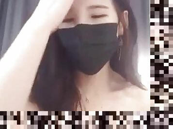 Korean black masked bj