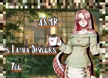 ASMR [EroticRP] Succubus Lamia Devours You [Binaural/F4M] [EarEatting] [Milf]