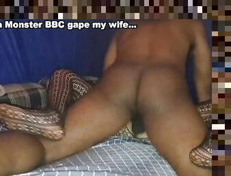 Monster BBC Stretched My Girlfriend's Pussy