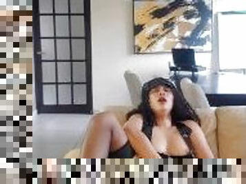 masturbation, orgasme, chatte-pussy, giclée, amateur, jouet, latina, brunette, réalité