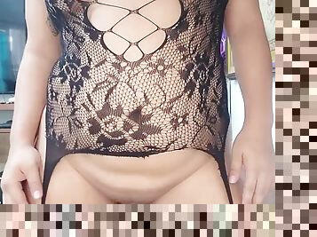 Sexy Black Lingerie for My Friend Andrey