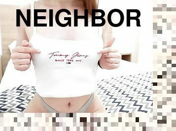 Fucking my slutty neighbor's hot tits ????????????