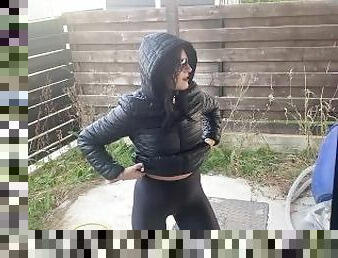 Cum on puffy jackets compilation