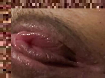 masturbación, coño-pussy, squirting, cachonda, perfecto, a-solas