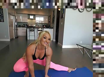 Naughty yoga girl surprising xxx video