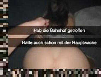 Frankfurter Trkin wird hemmungslos im Hotel gefickt auf Snapchat