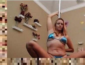 A little pole dance