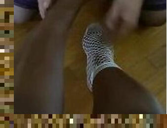 Ebony Interracial Foot Worship