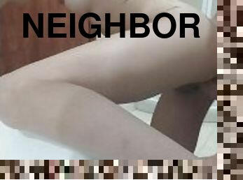 Neighbor Surprises Big Ass teen and Fuck her in the bathroom.