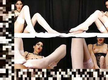 Il tuo piacere è darmi piacere PREVIEW - padrona italiana mistress dildo fucking lingerie sexy