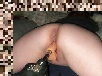 fet, masturbation, fitta-pussy, amatör, gigantisk-kuk, leksak, hemmagjord, par, bbw, slyna