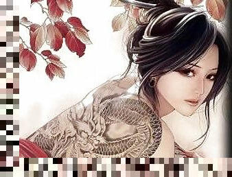 asiatiche, giapponesi, vintage, tailandesi, anime, fantasie, manga, solitari, cinesi, tatuaggi