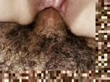 orgasme, pussy, amatør, stor-pikk, interracial, svart, pov, stram, fetisj, våt