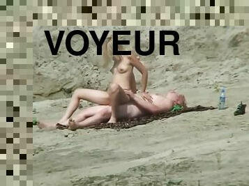 Voyeur on the beach