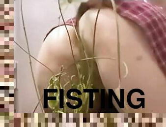 fisting, pissing, pussy, squirt, amatør, tenåring, ung-18, blond, alene, hvit