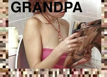 apa, nagymama, mellbimbók, orgazmus, amatőr, nagyi, asszonyok, kemény, vintage, lucskos