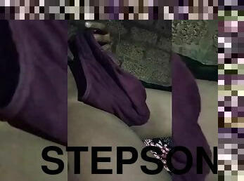 Stepson fucks stepmom Jyoti in panties Stepson huge cum cum on stepmom panties