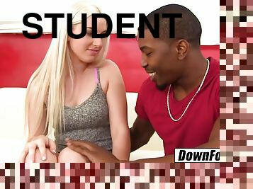 Isiah Maxwell And Niki Snow In College Student Studies First Bbc