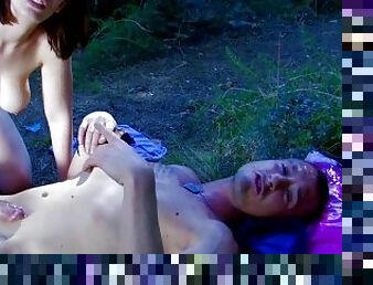 Busty Nerdy Ukranian Girlfriend With Perfect Fine Pussy Gets Fucked By Her Boyfriend Outdoor