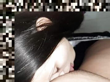 peluda, orgasmo, público, cona-pussy, amador, lésbicas, casal, pov, ejaculação, casa-de-banho