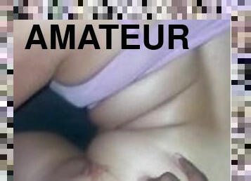 cul, levrette, chatte-pussy, amateur, énorme-bite, interracial, maison, latina, tatouage, bite