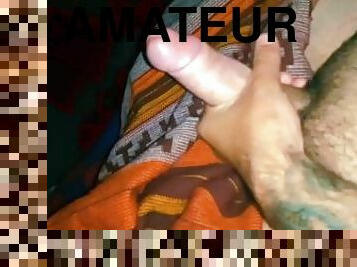 masturbation, amateur, ejaculation-sur-le-corps, énorme-bite, latina, solo, lait, bite