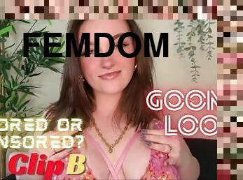 Gooner Loop Censored or Uncensored?  - Goddess Worship BBW Tit Ass Pixelated Humiliation