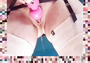 cul, masturbation, chatte-pussy, giclée, amateur, jouet, humide