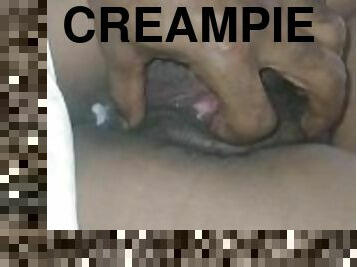 Creampie Creamy pussy BBC favorite dessert