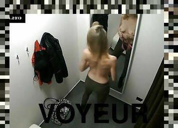 VOYEUR Two Hidden Security Cams in Changing Room