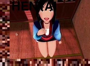 3D/Anime/Hentai: Mulan Swallows & Gets Anally Fucked! (Paid Request)