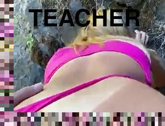 Brazilian big ass gets fucked by her teacher on a field trip