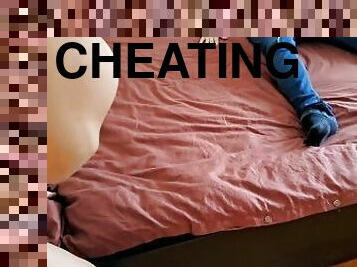 Cheating wife puts music and does threesome with husband's best friend