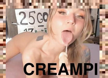 Squirting And Anal Creampies