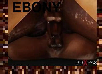 levrette, extrême, chatte-pussy, transsexuelle, ébène, fellation-profonde, 3d, rasé, cow-girl