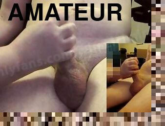 masturbation, infirmière, orgasme, amateur, branlette, musclé, bite, taquinerie