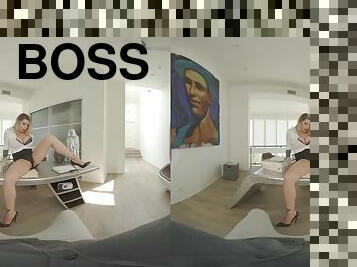 VR tits and tats boss fuck - Vr