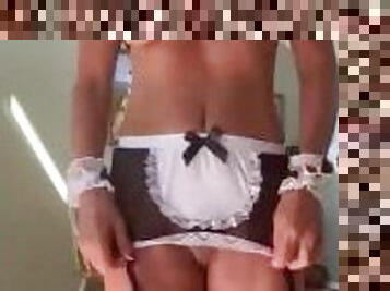 58 French Maid MILF Talking Dirty