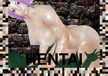 rebirth into slime goblin and muscular ogre Shion cowgirl 3d hentai