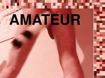 amateur, anal, ados, jouet, britannique, bout-a-bout, solo