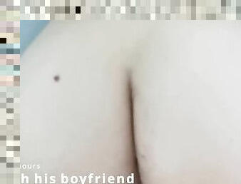 Boyfriend fucks blonde boy