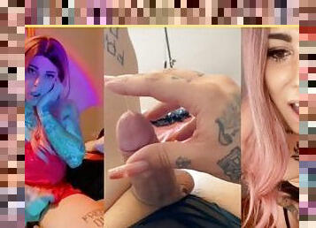 Uma deliciosa compilação da trans Emma Ink - Video Completo em OF/EMMAINK13